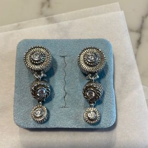 Judith Ripka Diamonique earrings